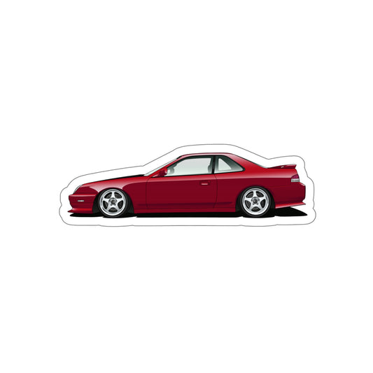 5G Prelude_Red_Silver 5 Spokes_Sticker