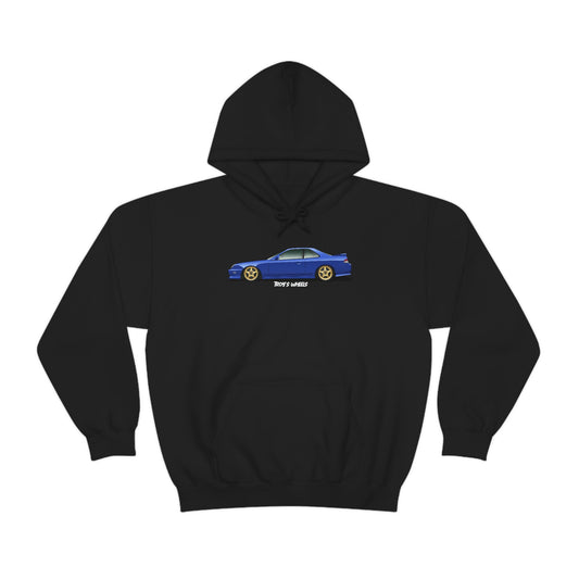 5G Prelude_Blue_Gold 5 Spokes_Dark Hoodie