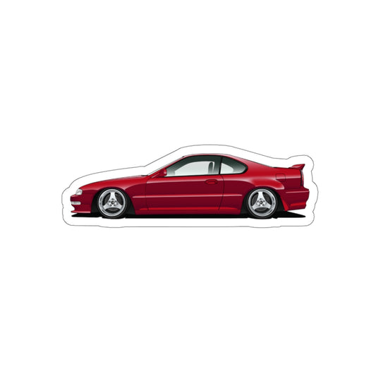 4G Prelude_Red_Silver 3 Spokes_Sticker