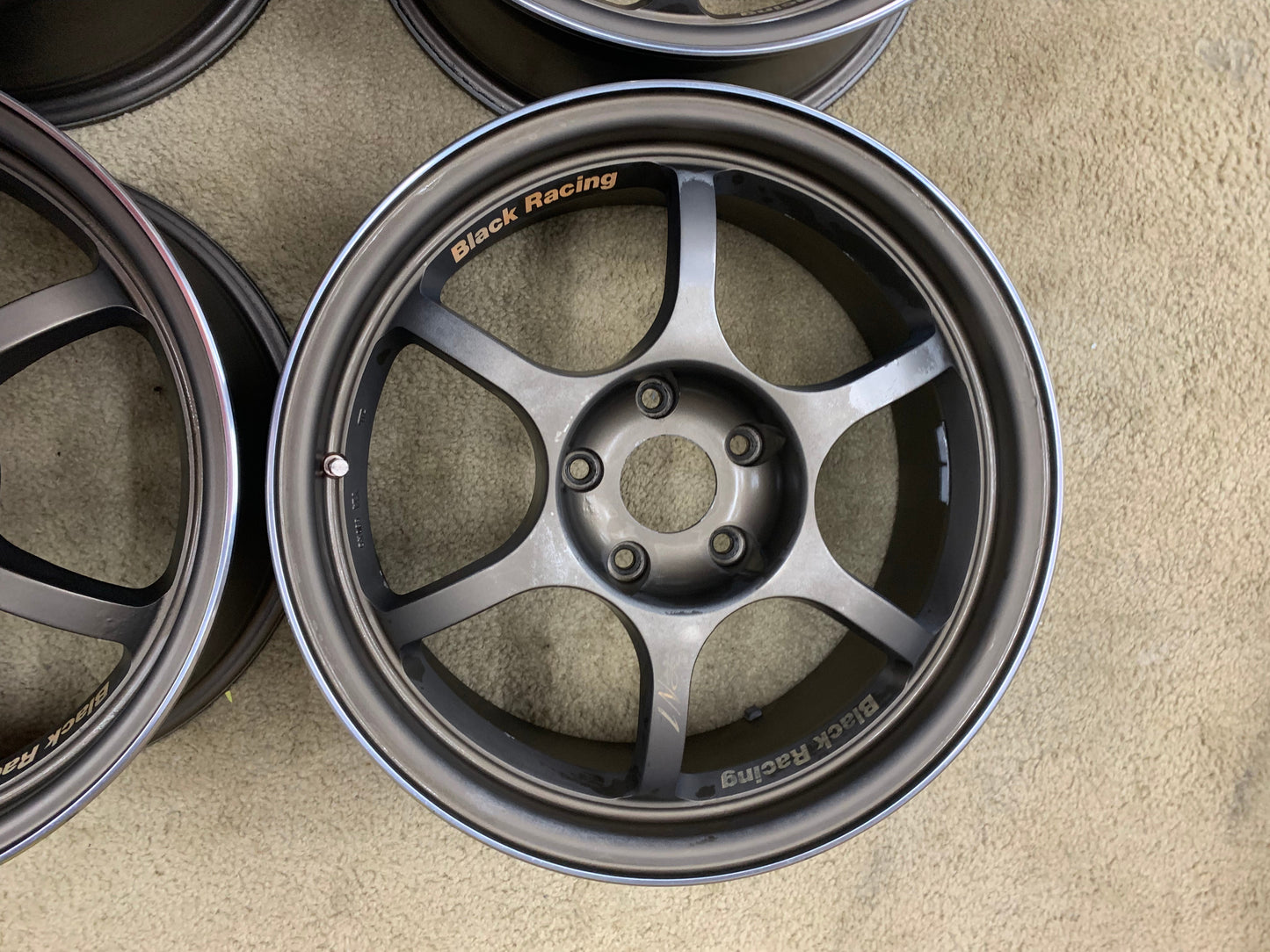 Black Racing Pro N1 - 5x114.3 - 17x7.5+29 x8+38