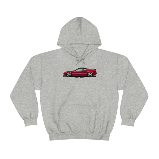 4G Prelude_Red_Silver 3 Spokes_Light Hoodie