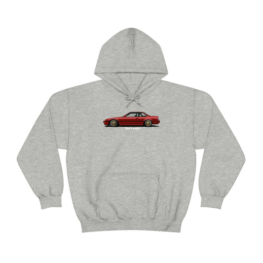 3G Prelude_Red_Gold Mesh_Dark Hoodie