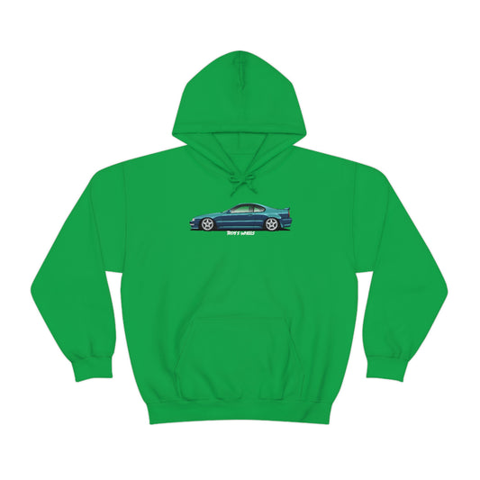 4G Prelude_Green_Silver 5 Spokes_Dark Hoodie