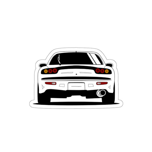 FD RX7_Black_Rear_Sticker